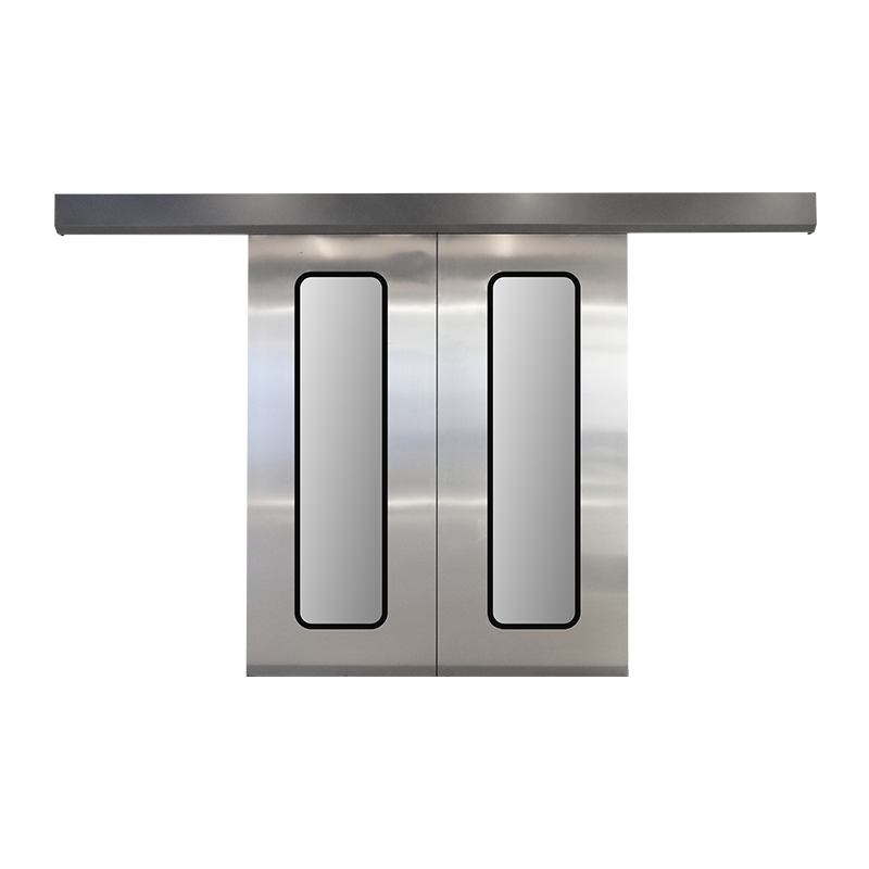 Ușă glisantă automată din oțel inoxidabil